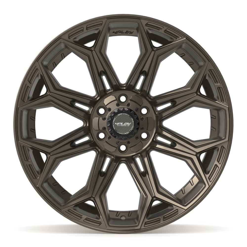 Set of 4 4Play 4P83 22x10 Satin Bronze wheel, 6x135/6x139.7, -18mm offset