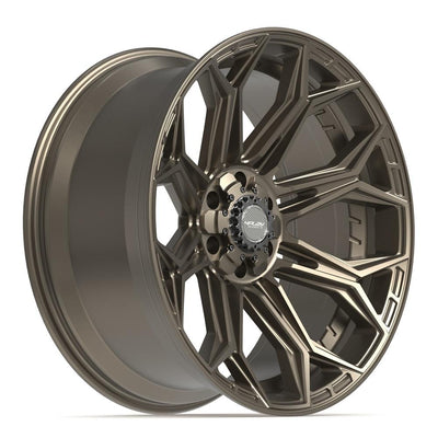 4Play 4P83 22x10 Satin Bronze wheel, 6x135/6x139.7, -18mm offset