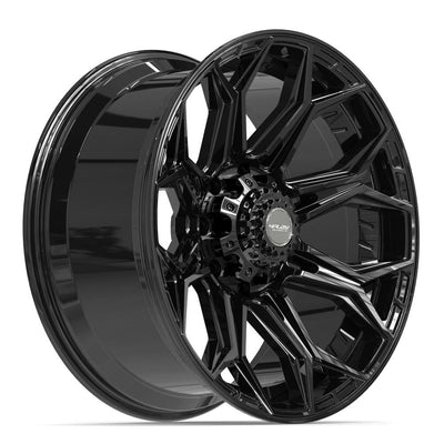 Set of 4 4Play 4P83 22x10 Gloss Black wheel, 8x170, -18mm offset