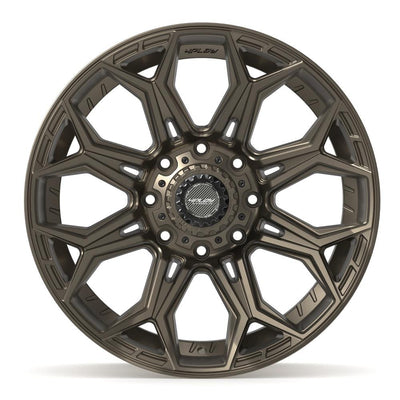 Set of 4 4Play 4P83 22x10 Satin Bronze wheel, 8x180, -18mm offset