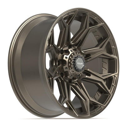 Set of 4 4Play 4P83 22x10 Satin Bronze wheel, 8x180, -18mm offset