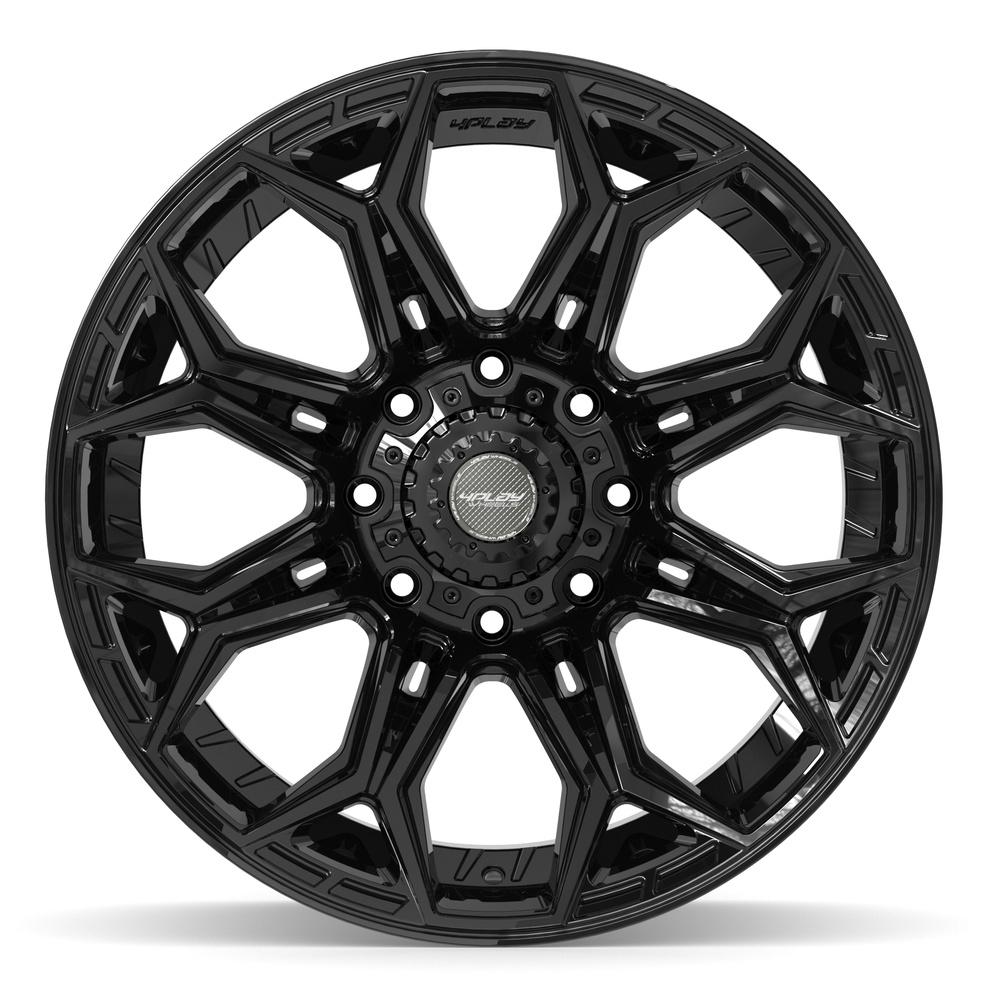 4Play 4P83 22x12 Gloss Black wheel, 8x170, -44mm offset