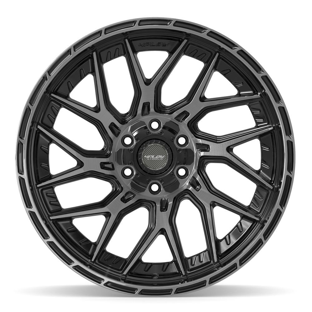 4Play 4PL28 22x10 Gloss Black Brushed with Tinted Clear wheel, 6x135/6x139.7, -18mm offset