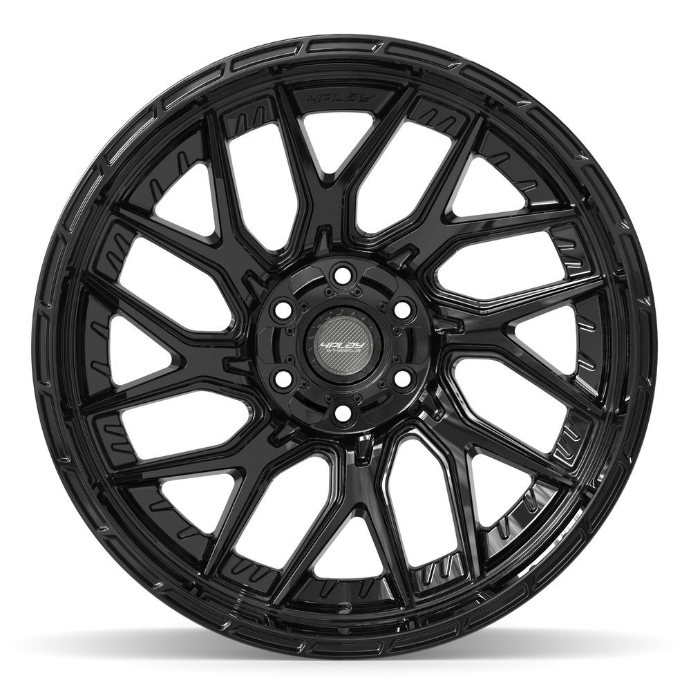 Set of 4 4Play 4PL28 22x12 Gloss Black wheel, 6x135/6x139.7, -44mm offset
