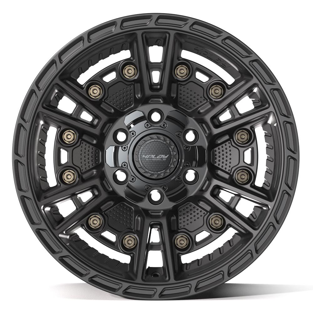 4Play 4PS01 17x9 Satin Black wheel, 6x135/6x139.7, -6mm offset