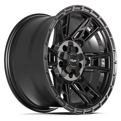 4Play 4PS20 17x9 Satin Black wheel, 5x127/5x139.7, -6mm offset