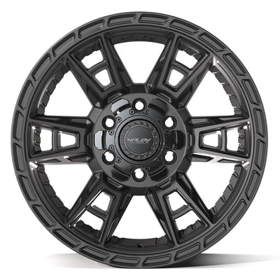 Set of 4 4Play 4PS20 17x9 Satin Black wheel, 6x135/6x139.7, -6mm offset