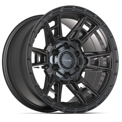 Set of 4 4Play 4PS20 17x9 Satin Black wheel, 6x135/6x139.7, -6mm offset