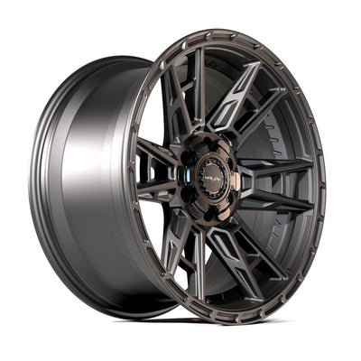 Set of 4 4Play 4PS20 18x8 Satin Black wheel, 5x112/5x114.3, +38mm offset