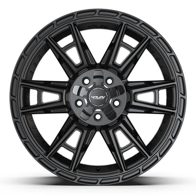 Set of 4 4Play 4PS20 20x9 Satin Black wheel, 5x127/5x139.7, +18mm offset