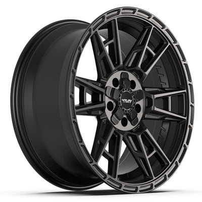 Set of 4 4Play 4PS20 20x9 Satin Black wheel, 5x127/5x139.7, +18mm offset