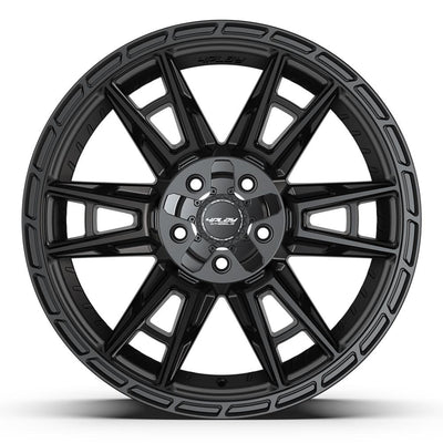 Set of 4 4Play 4PS20 20x9 Satin Black wheel, 5x127/5x139.7, -6mm offset