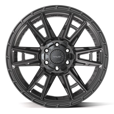 Set of 4 4Play 4PS20 20x9 Satin Black wheel, 6x135/6x139.7, +18mm offset