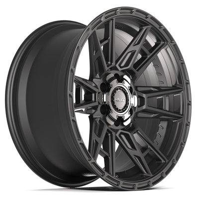 Set of 4 4Play 4PS20 20x9 Satin Black wheel, 6x135/6x139.7, +18mm offset