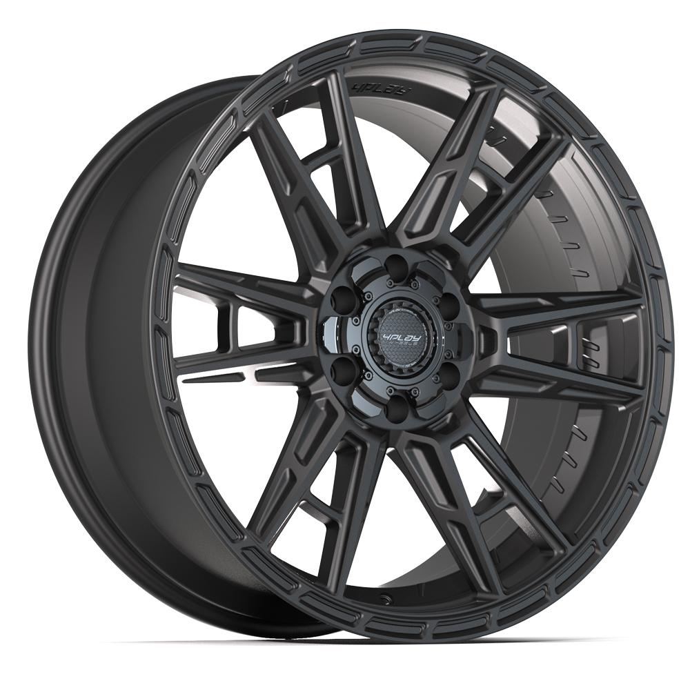 4Play 4PS20 22x10 Satin Black wheel, 6x135/6x139.7, 24mm offset