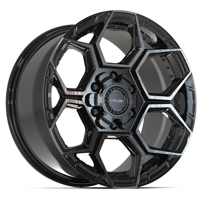 4Play 4PS26 18x9 Gloss Black Brushed with Tinted Clear wheel, 6x135/6x139.7, 18mm offset