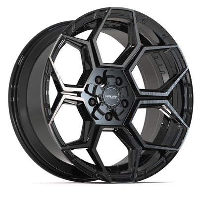 Set of 4 4Play 4PS26 20x9 Gloss Black Brushed with Tinted Clear wheel, 5x127/5x139.7, -6mm offset