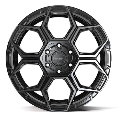 4Play 4PS26 20x9 Gloss Black Brushed with Tinted Clear wheel, 6x135/6x139.7, 18mm offset