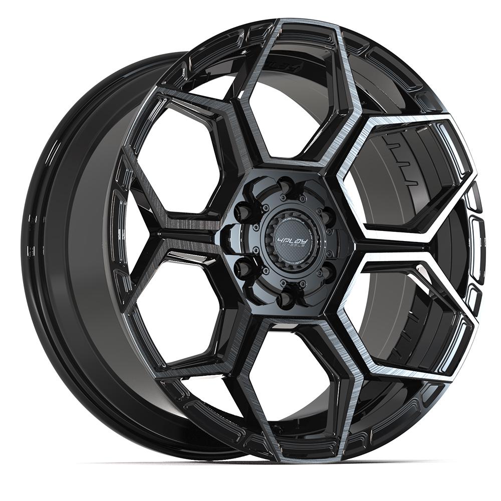 4Play 4PS26 20x9 Gloss Black Brushed with Tinted Clear wheel, 6x135/6x139.7, 18mm offset