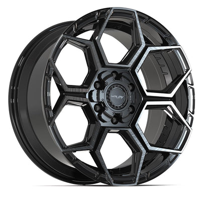 4Play 4PS26 20x9 Gloss Black Brushed with Tinted Clear wheel, 6x135/6x139.7, 18mm offset
