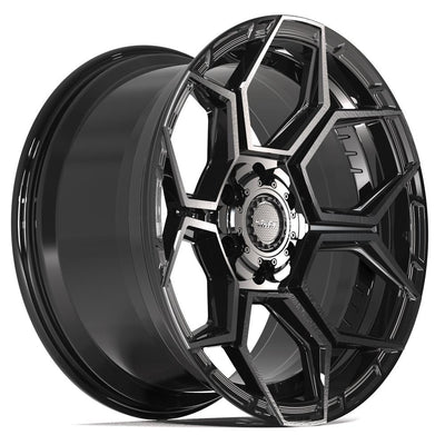 4Play 4PS26 20x9 Gloss Black Brushed with Tinted Clear wheel, 6x135/6x139.7, -6mm offset