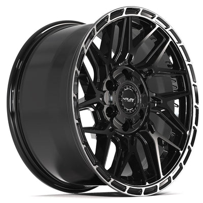 4Play 4PS28 18x9 Gloss Black Brushed with Tinted Clear wheel, 6x135/6x139.7, 18mm offset