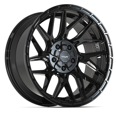 4Play 4PS28 20x9 Gloss Black Brushed with Tinted Clear wheel, 5x127/5x139.7, -6mm offset
