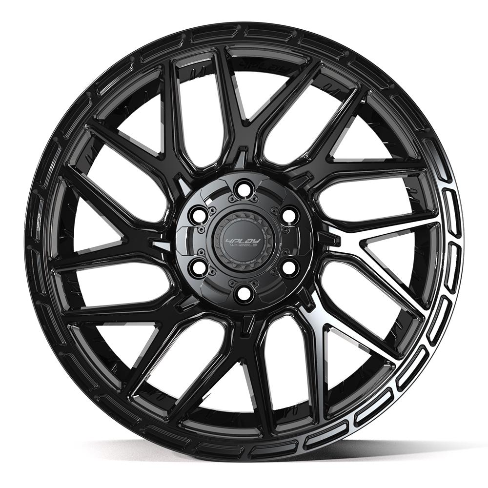 4Play 4PS28 20x9 Gloss Black Brushed with Tinted Clear wheel, 6x135/6x139.7, 18mm offset