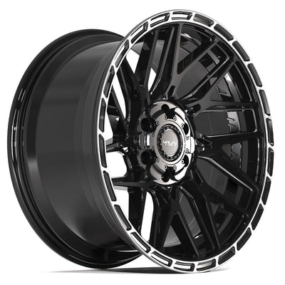 4Play 4PS28 20x9 Gloss Black Brushed with Tinted Clear wheel, 6x135/6x139.7, -6mm offset