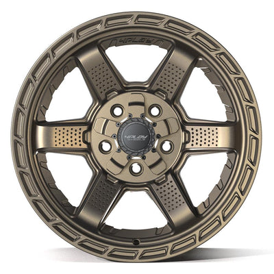 Set of 4 4Play 4PS63 17x9 Satin Bronze wheel, 5x127/5x139.7, -6mm offset