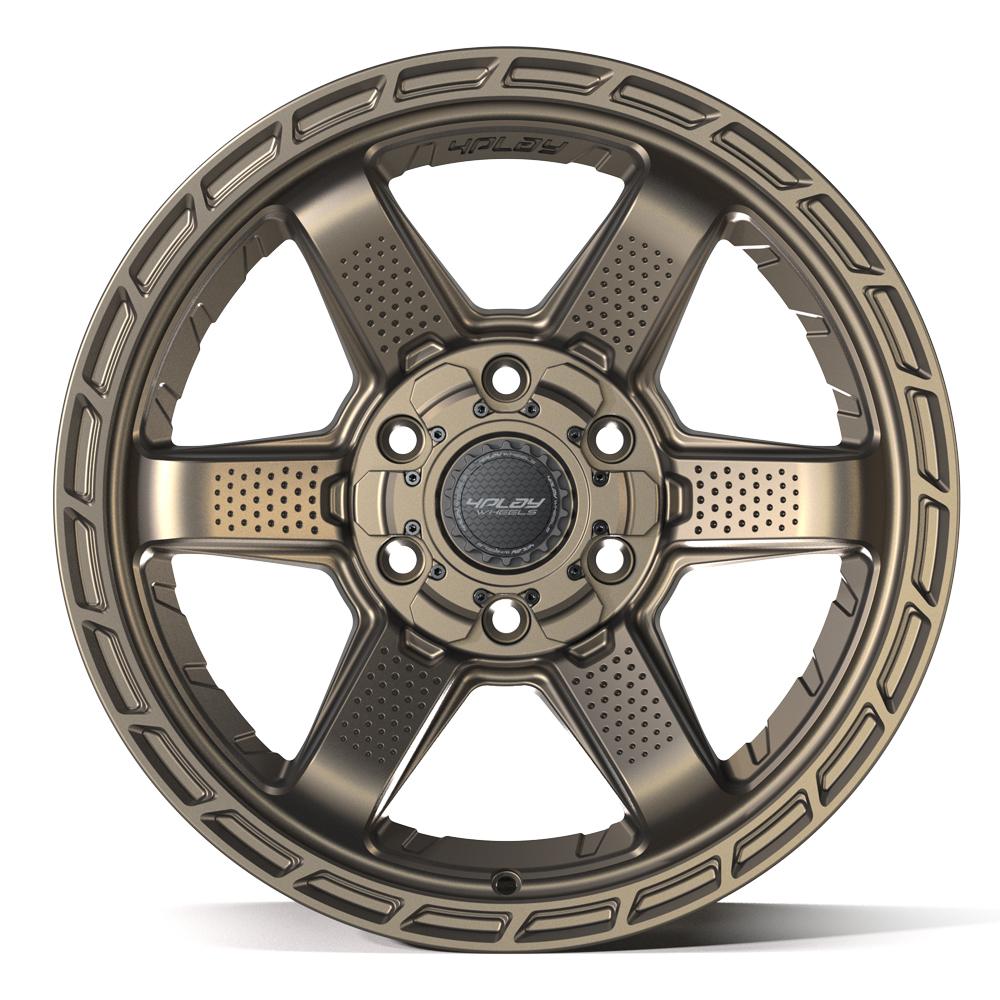 Set of 4 4Play 4PS63 18x9 Satin Bronze wheel, 6x135/6x139.7, -6mm offset