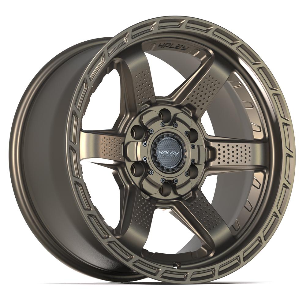 Set of 4 4Play 4PS63 18x9 Satin Bronze wheel, 6x135/6x139.7, -6mm offset
