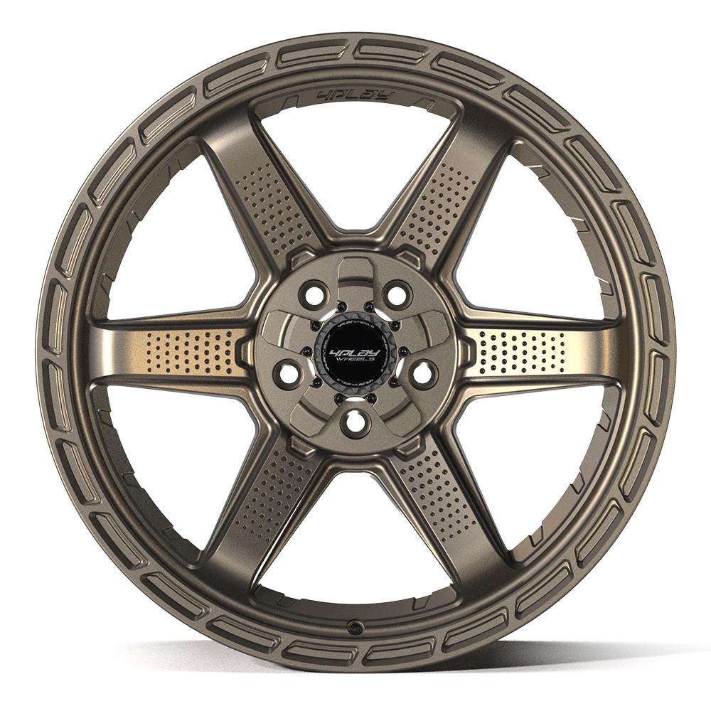 4Play 4PS63 20x9 Satin Bronze wheel, 5x127/5x139.7, -6mm offset