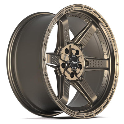 Set of 4 4Play 4PS63 20x9 Satin Bronze wheel, 5x127/5x139.7, -6mm offset