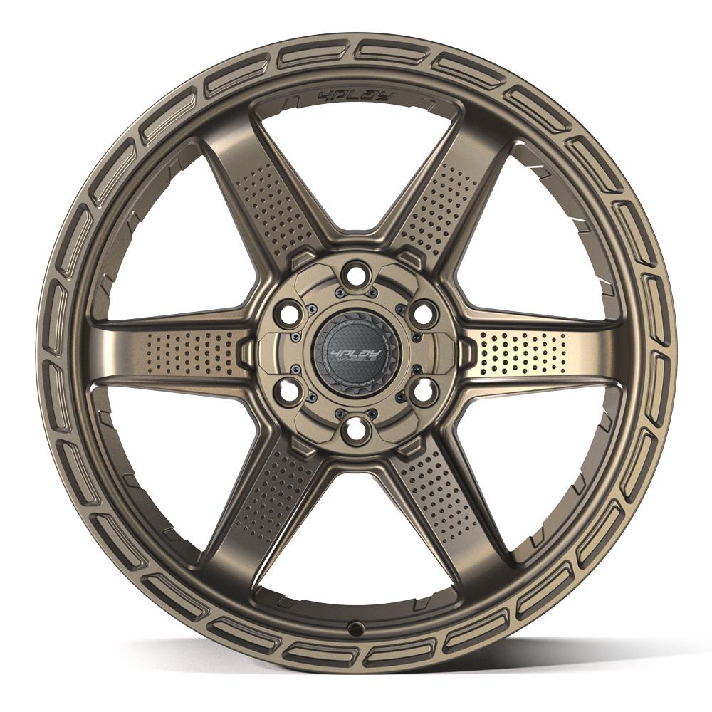 Set of 4 4Play 4PS63 20x9 Satin Bronze wheel, 6x135/6x139.7, -6mm offset