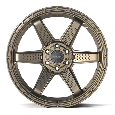 Set of 4 4Play 4PS63 22x9 Satin Bronze wheel, 6x135/6x139.7, -6mm offset