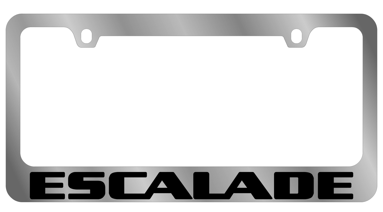 Cadillac Escalade Chrome License Plate Frame