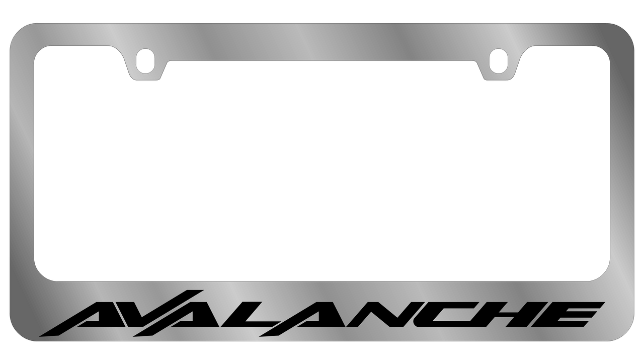 Chevrolet Avalanche Chrome License Plate Frame