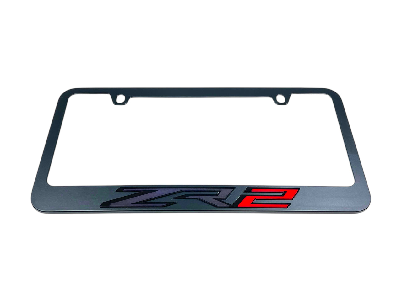 Chevrolet ZR2 Black License Plate Frame
