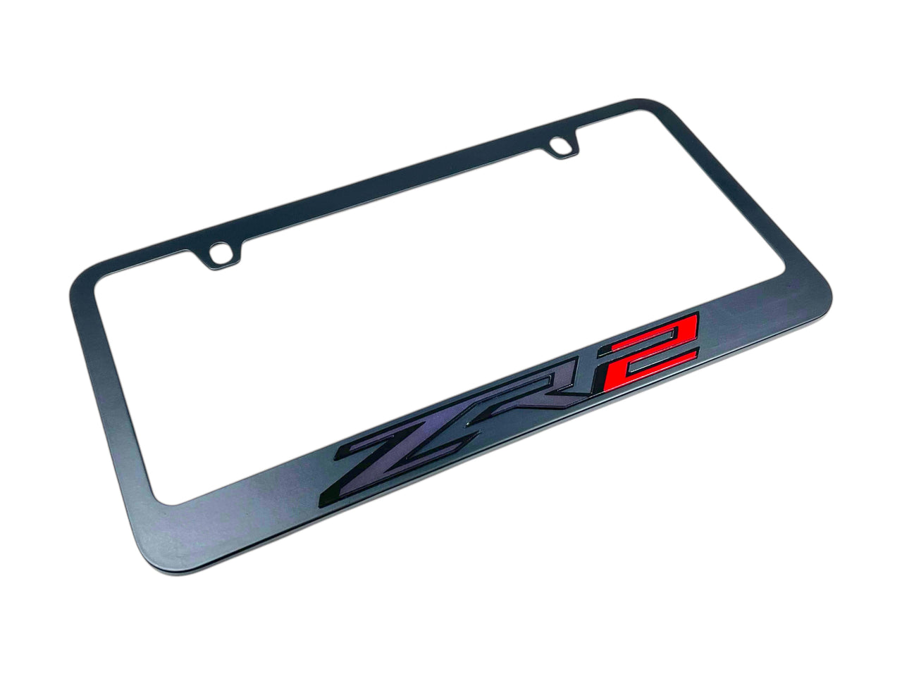 Chevrolet ZR2 Black License Plate Frame
