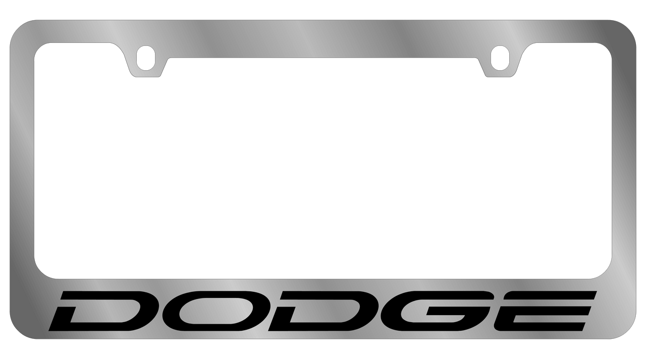 Dodge Chrome License Plate Frame