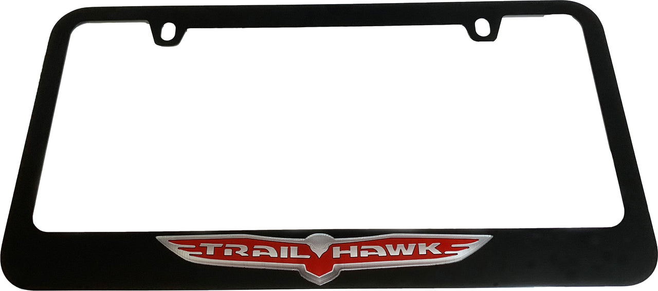 Jeep Trailhawk Black License Plate Frame