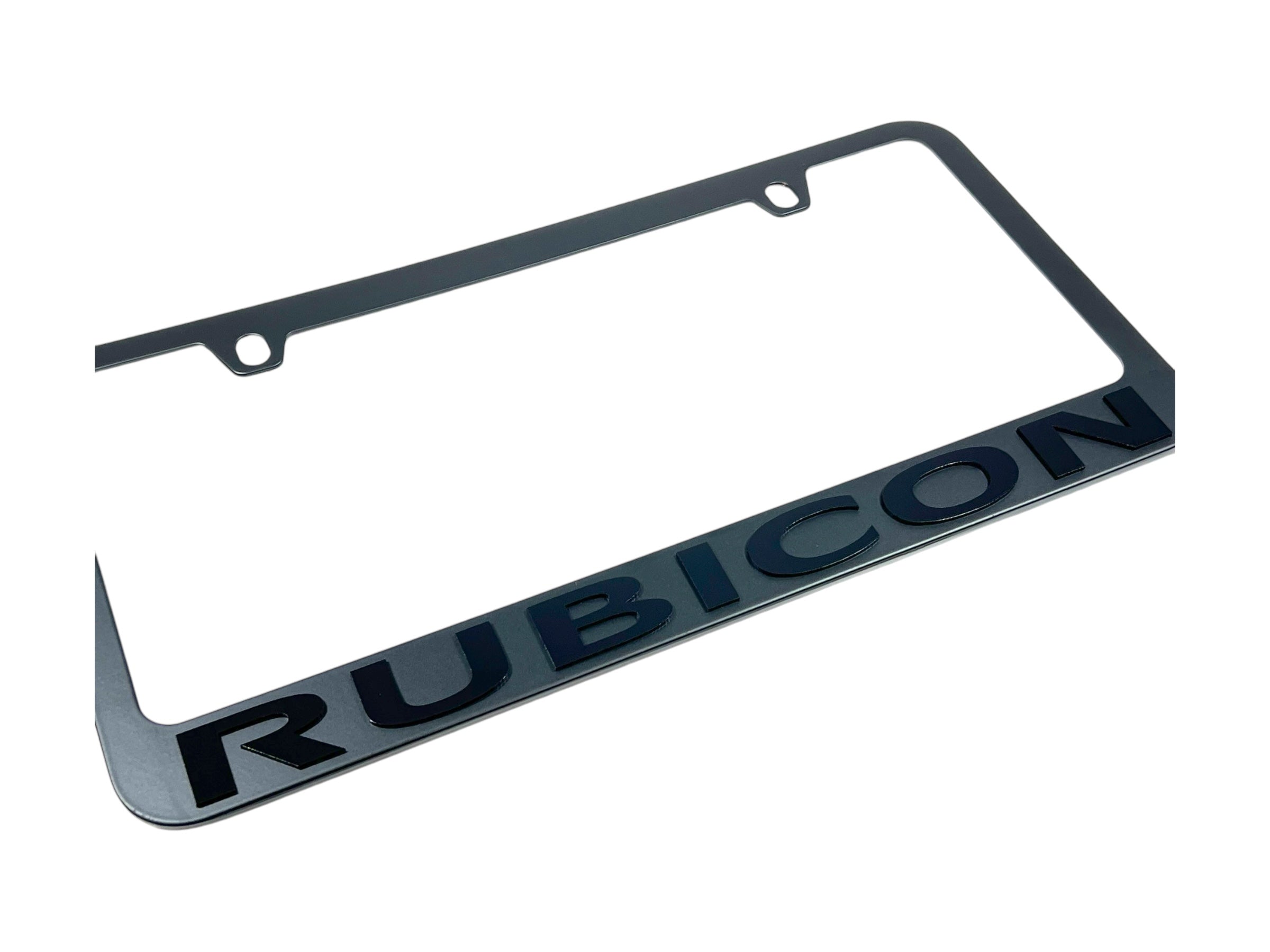 Jeep Rubicon Black License Plate Frame