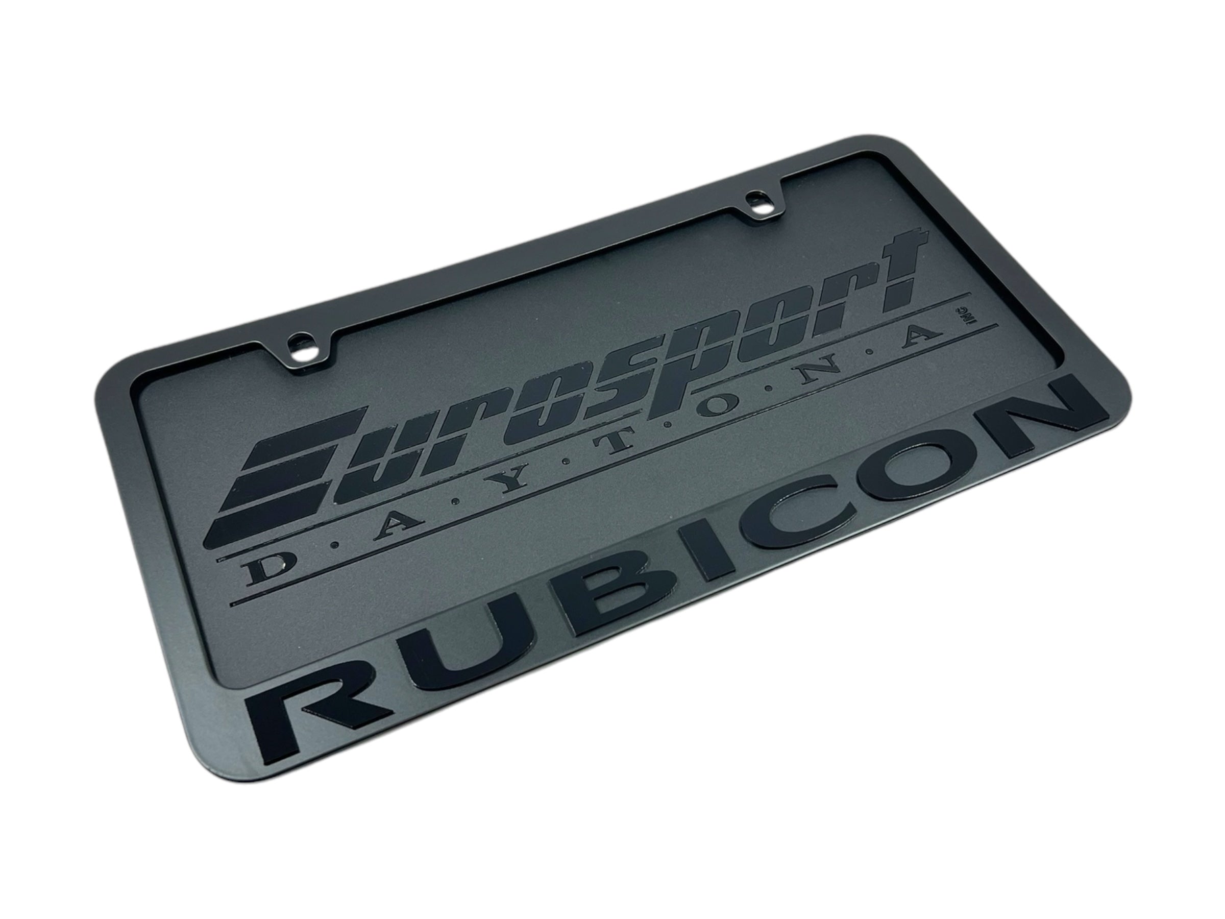 Jeep Rubicon Black License Plate Frame