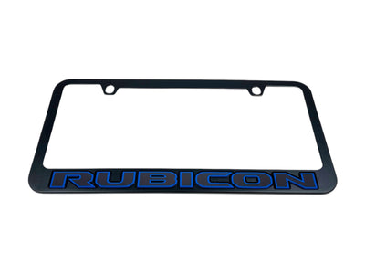 Jeep Rubicon Black License Plate Frame