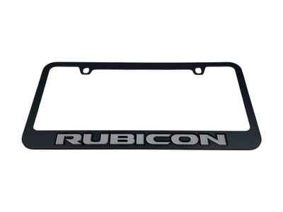 Jeep Rubicon Black License Plate Frame