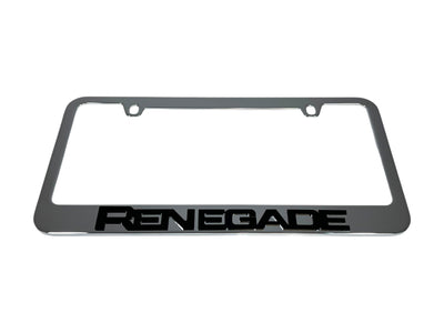 Jeep Renegade Chrome License Plate Frame