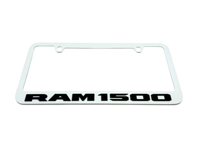 Ram 1500 White License Plate Frame