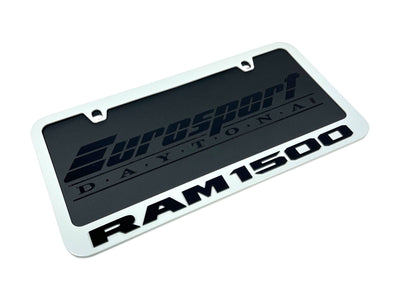 Ram 1500 White License Plate Frame
