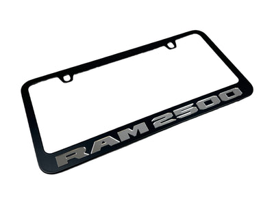 Ram 2500 Black License Plate Frame